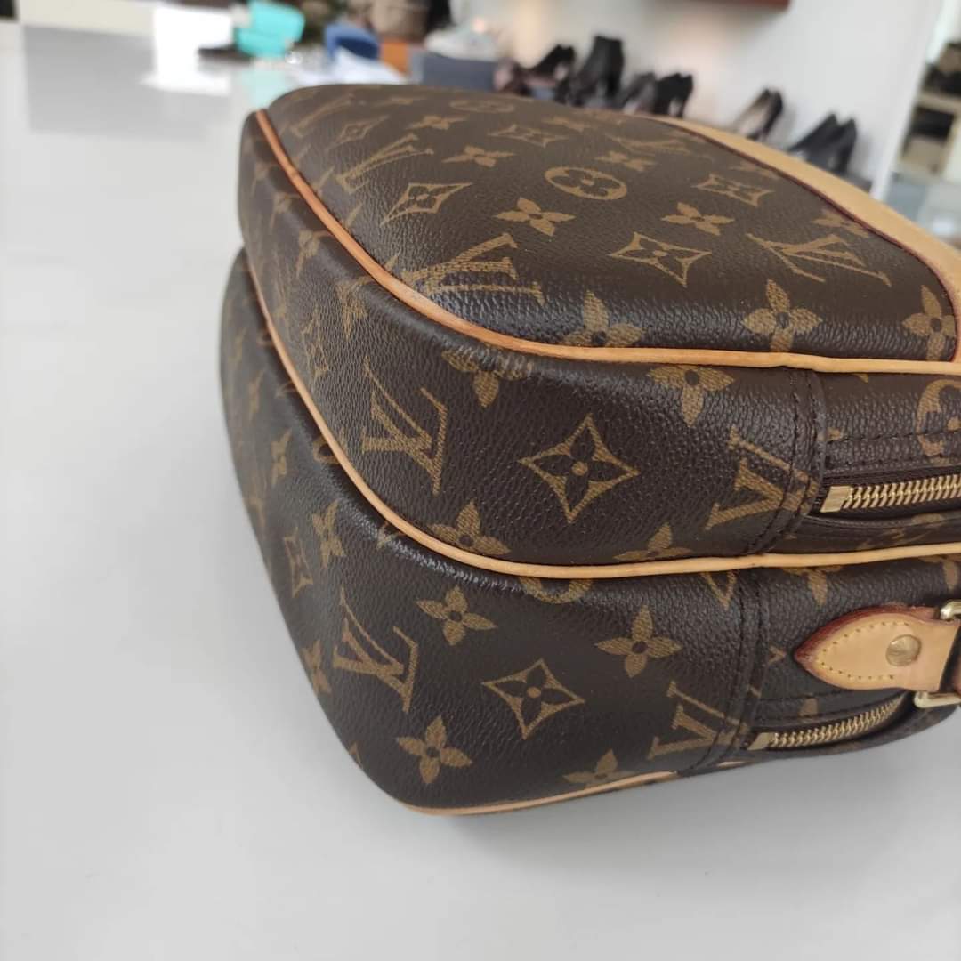 Preis für Second Hand Taschen Louis Vuitton Lochness, Brown Louis Vuitton  Monogram Reporter PM Crossbody Bag