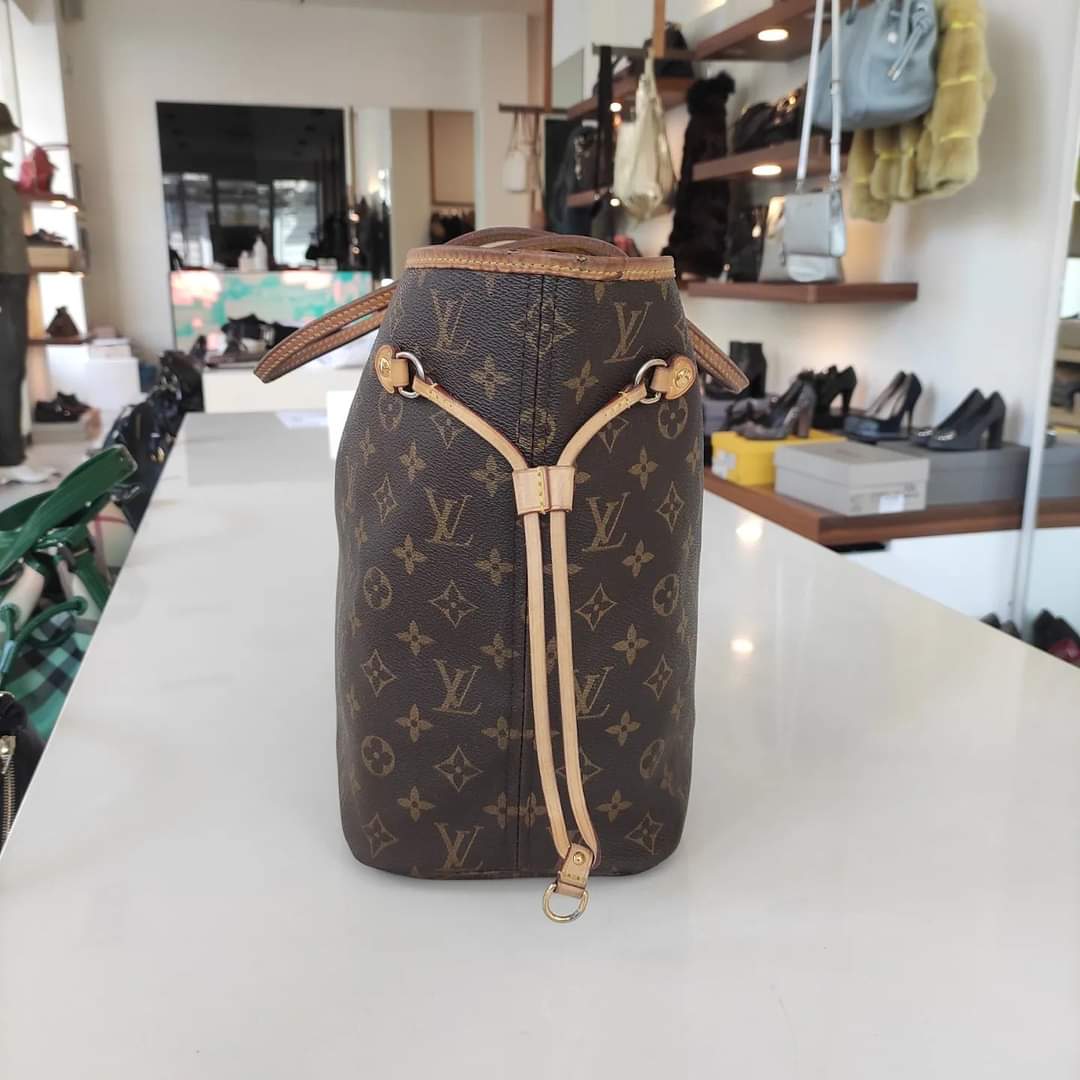 Borsa Louis Vuitton Neverfull GM in tela monogram e finiture in