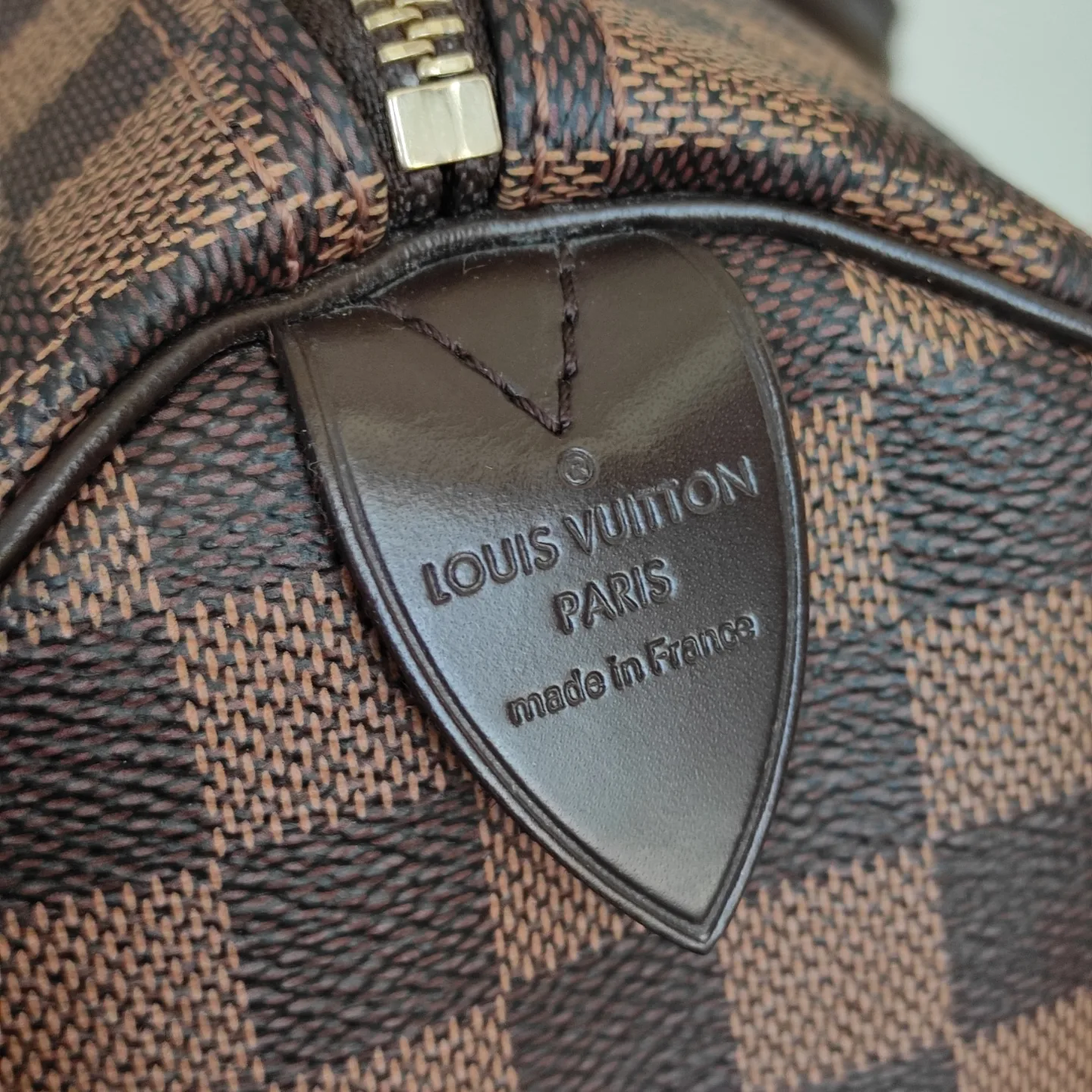 Borsa Louis Vuitton Speedy 35 in tela Damier Ebene – Easy Luxury