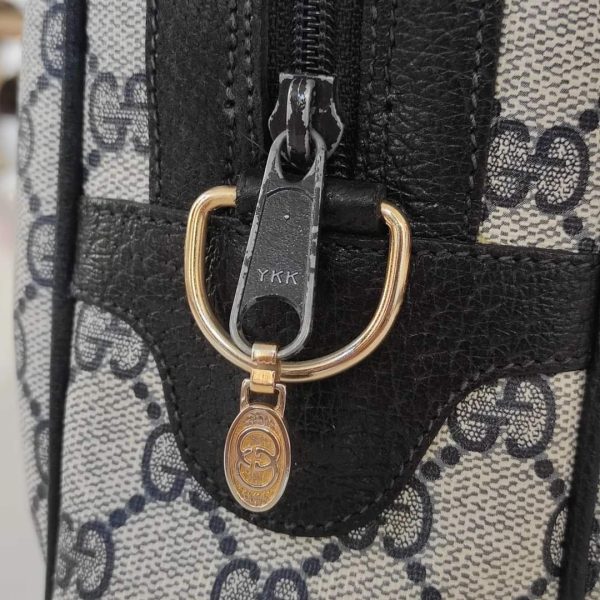 Bauletto Gucci vintage in tela GG supreme, nastro web e finiture in ...