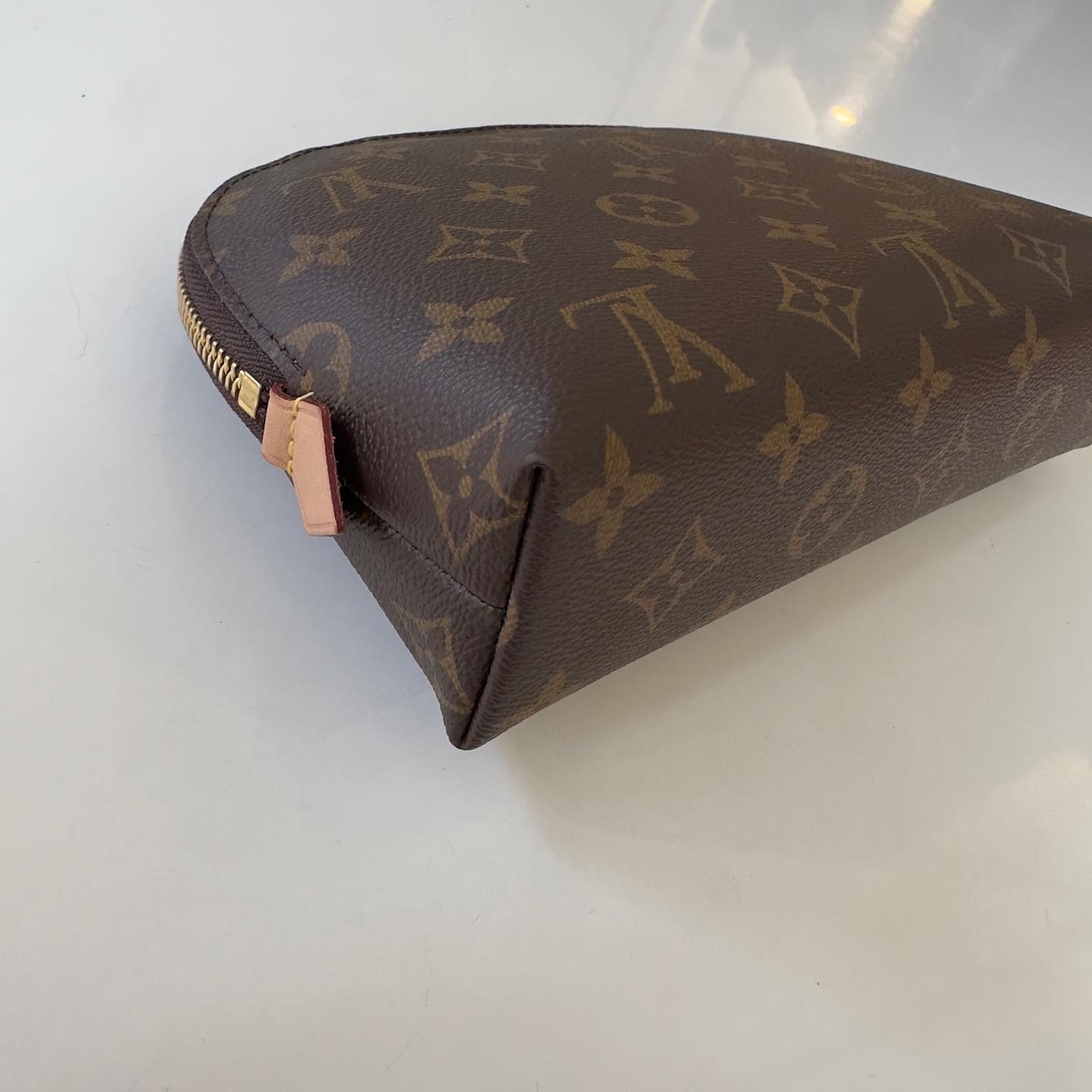 Louis Vuitton] Louis Vuitton Caja de maquillaje monogram lienzo té