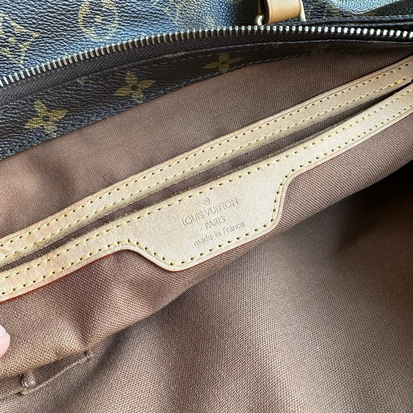 Louis Vuitton zaino Mabillon in pelle epi e finiture in vacchetta