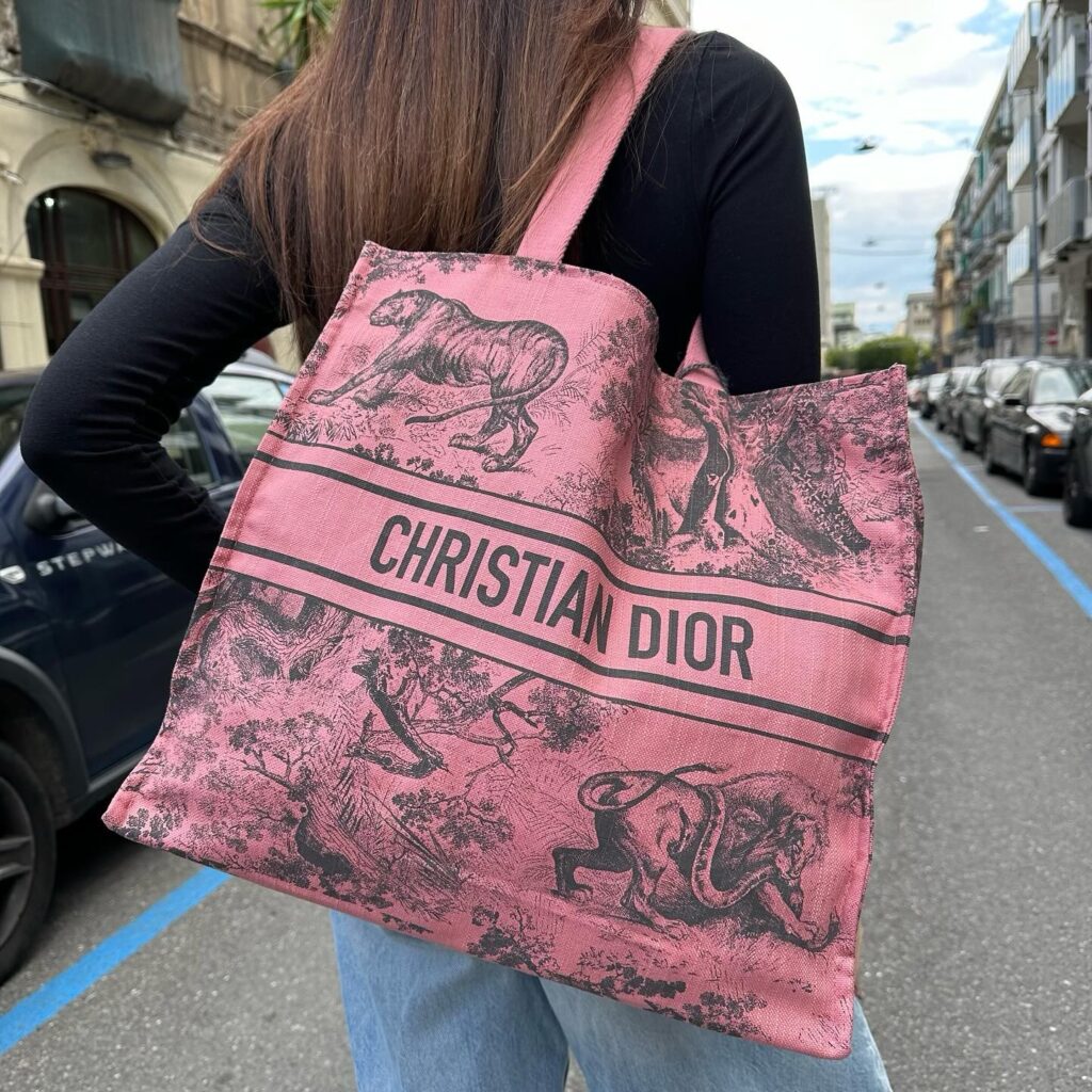 Christian dior borse tela best sale